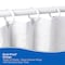 Kenney Mfg Rust-Proof Smooth Plastic Shower Curtain Rings, Set of 12, White KN61217V2 - alternate 5